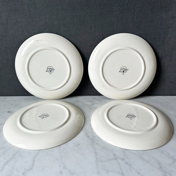 Vintage Blue Ridge Southern Potteries Bittersweet Berries 4 Hand Painted Plates - Picture 6 of 13